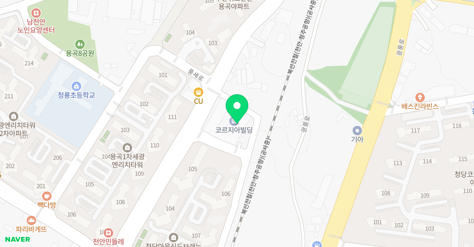 홀리드림 태권도&GYM 위치