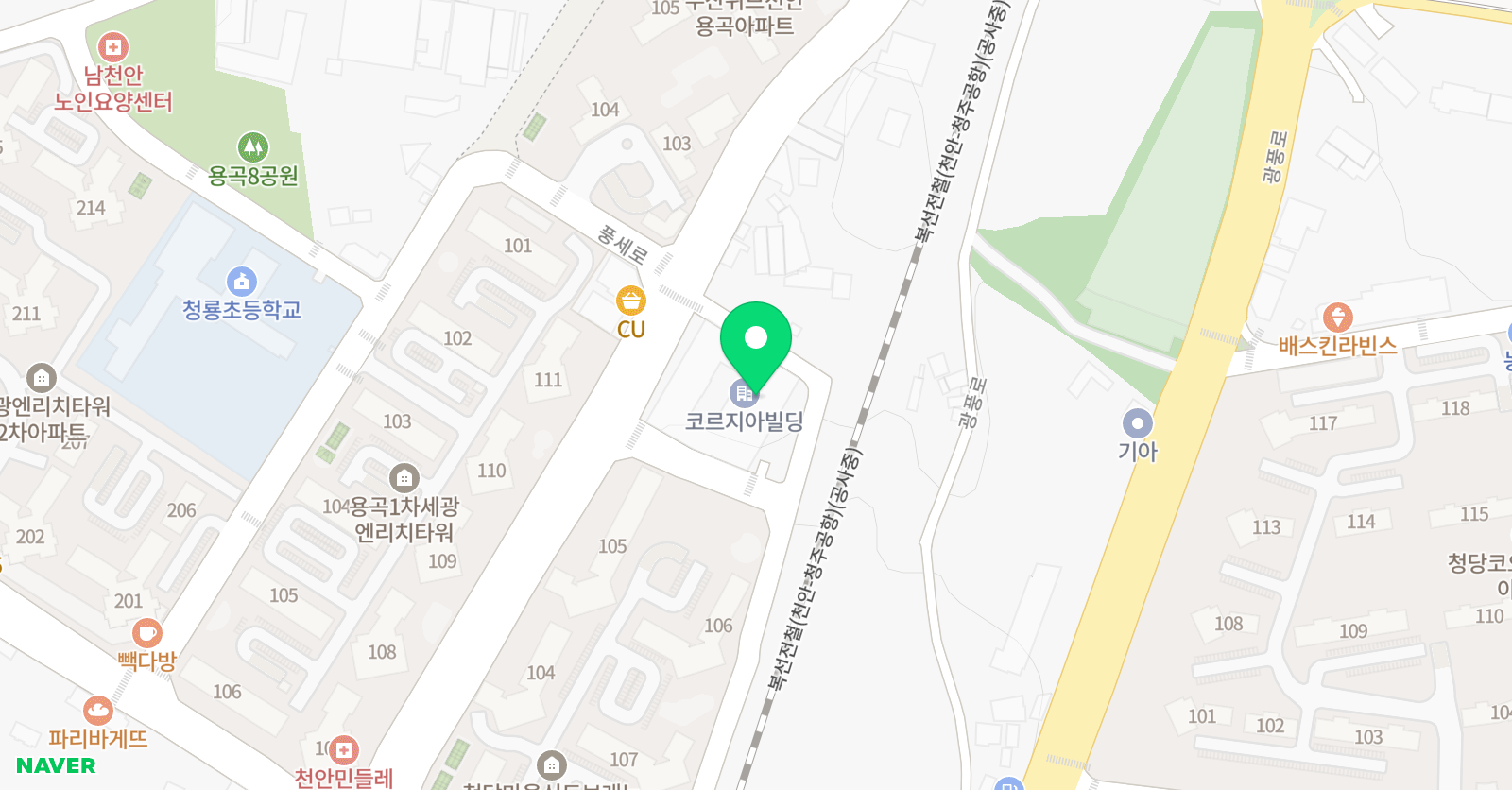 청당 합기도 검무관 위치