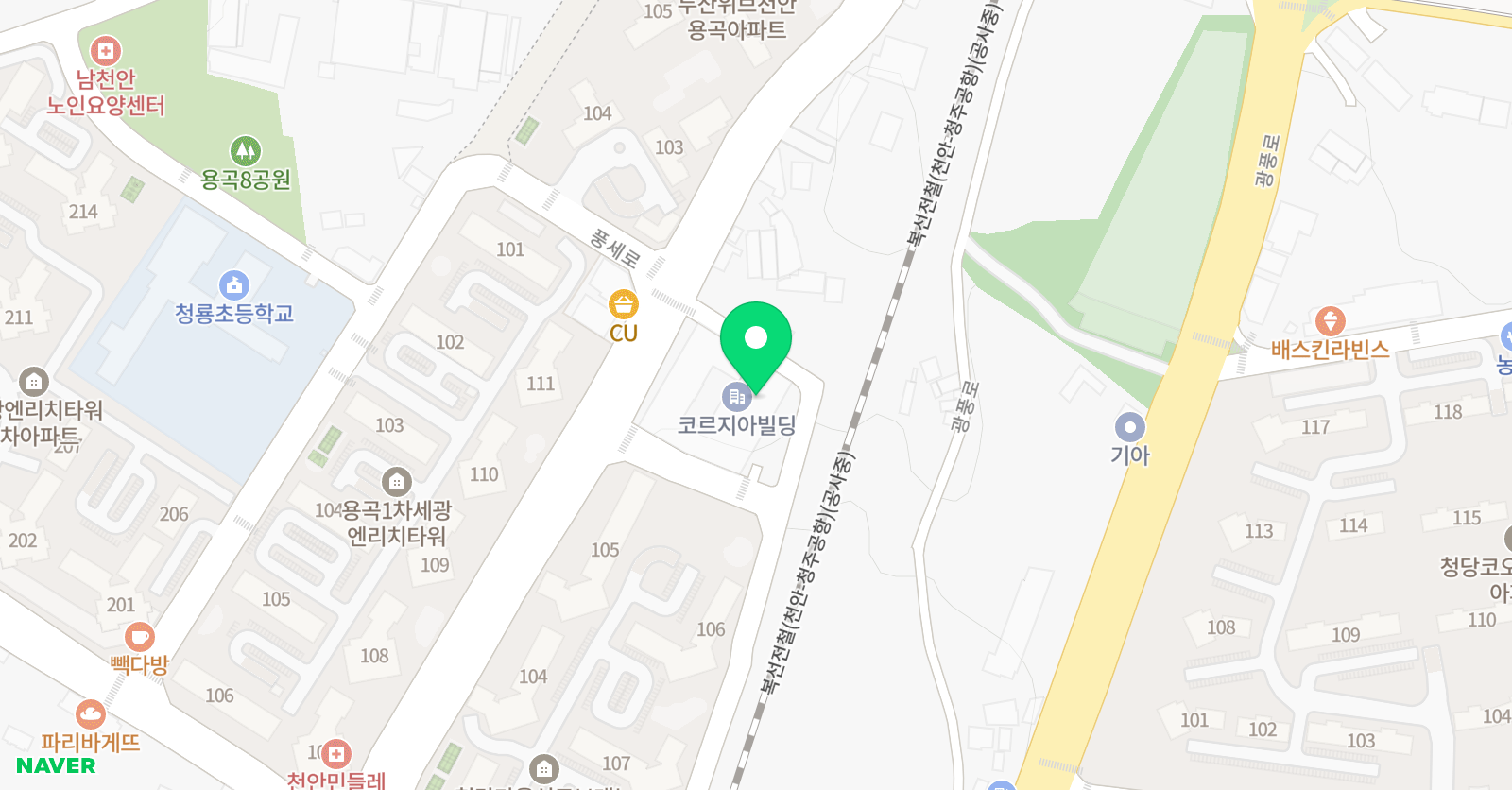 정원 학원 위치
