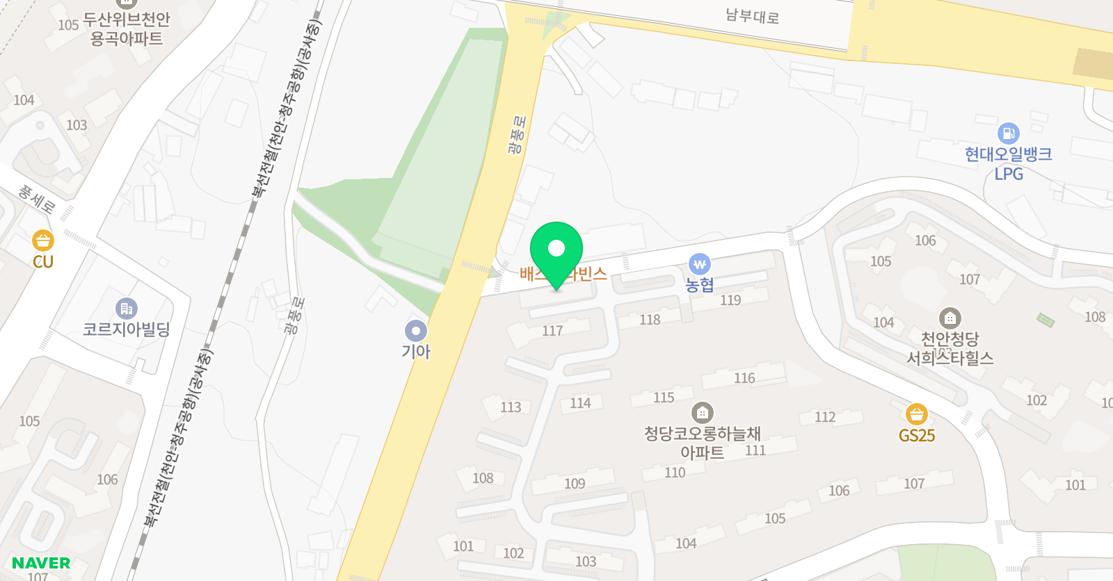 탄젠트 수학학원 위치