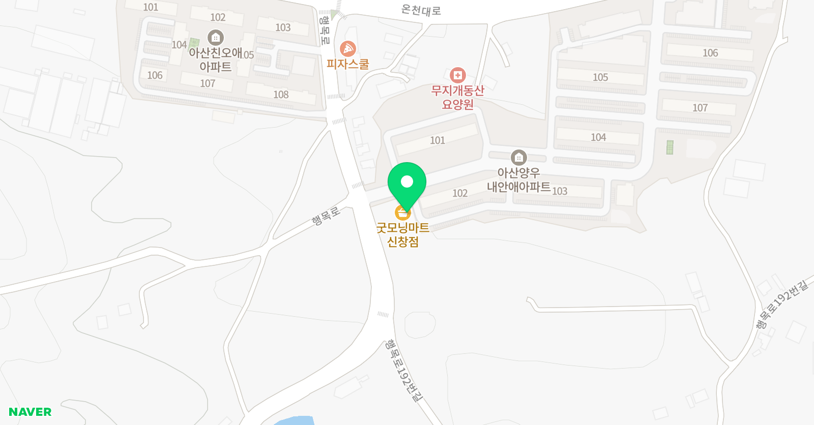 국가대표사랑 태권도 위치