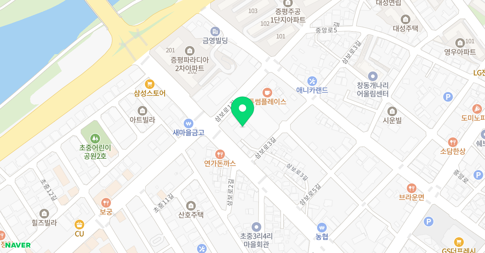 증평 하이브 풋볼 아카데미 위치
