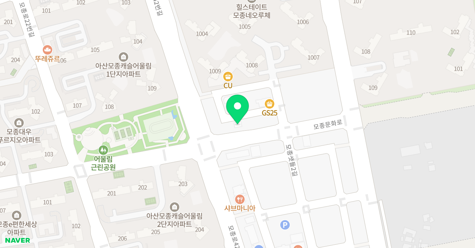 지니어스 영수학원 위치