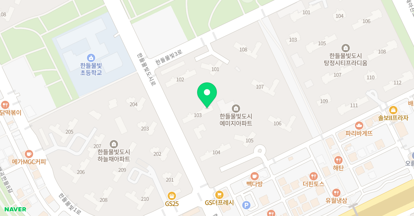 기탄 사고력교실 탕정예미지점 위치