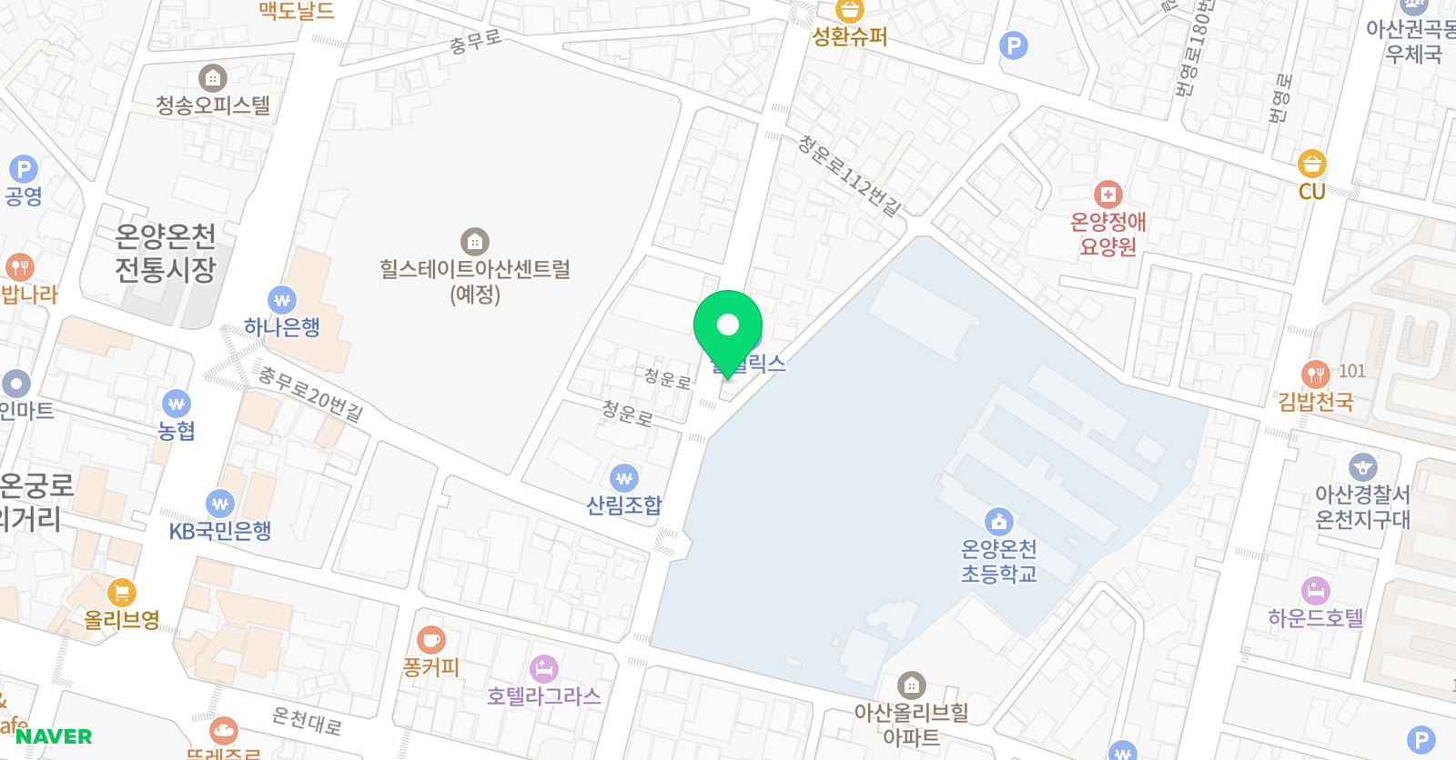 뮤엠 영어학원 위치