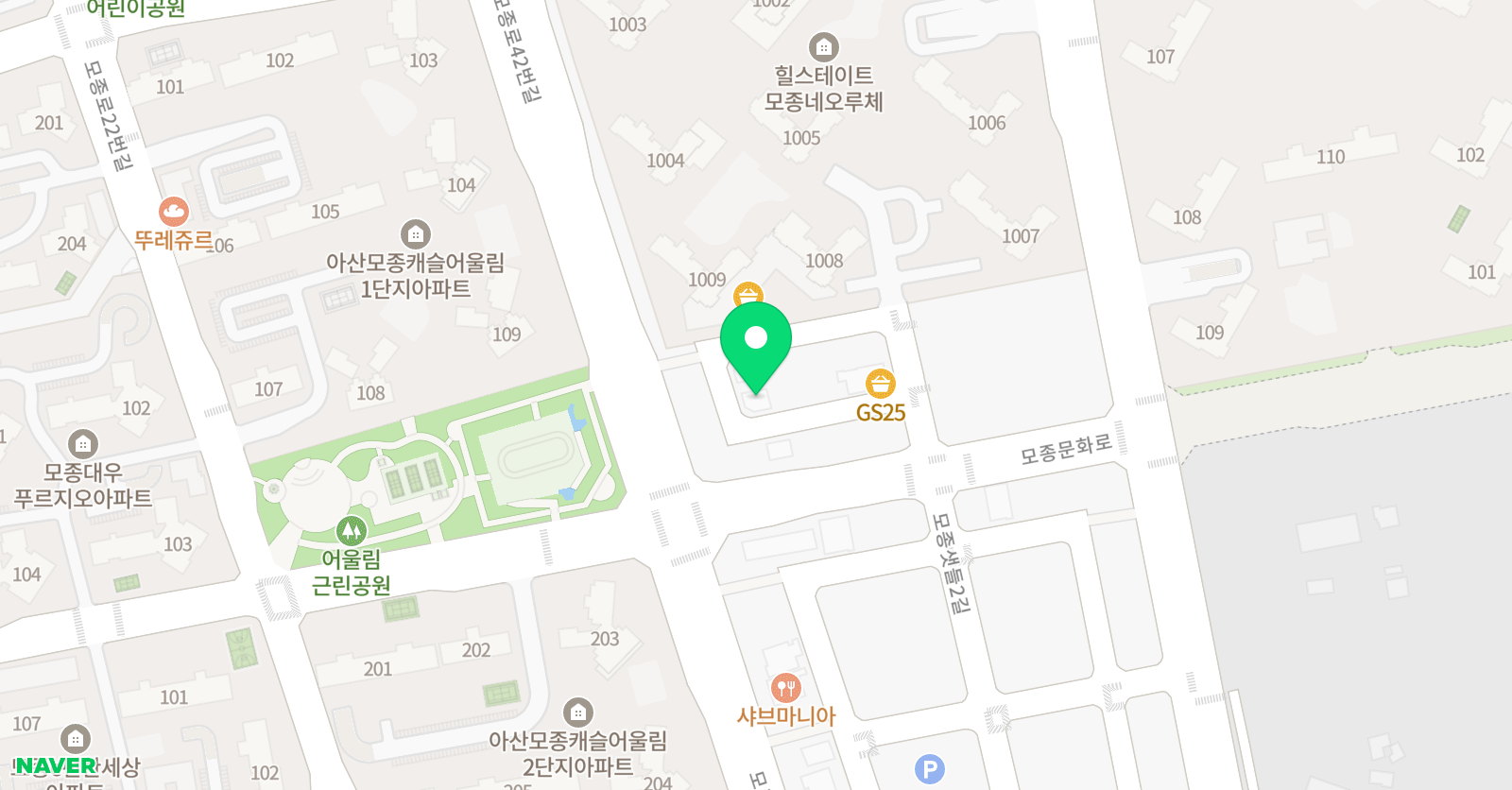 탑씨크리트 모종원 위치