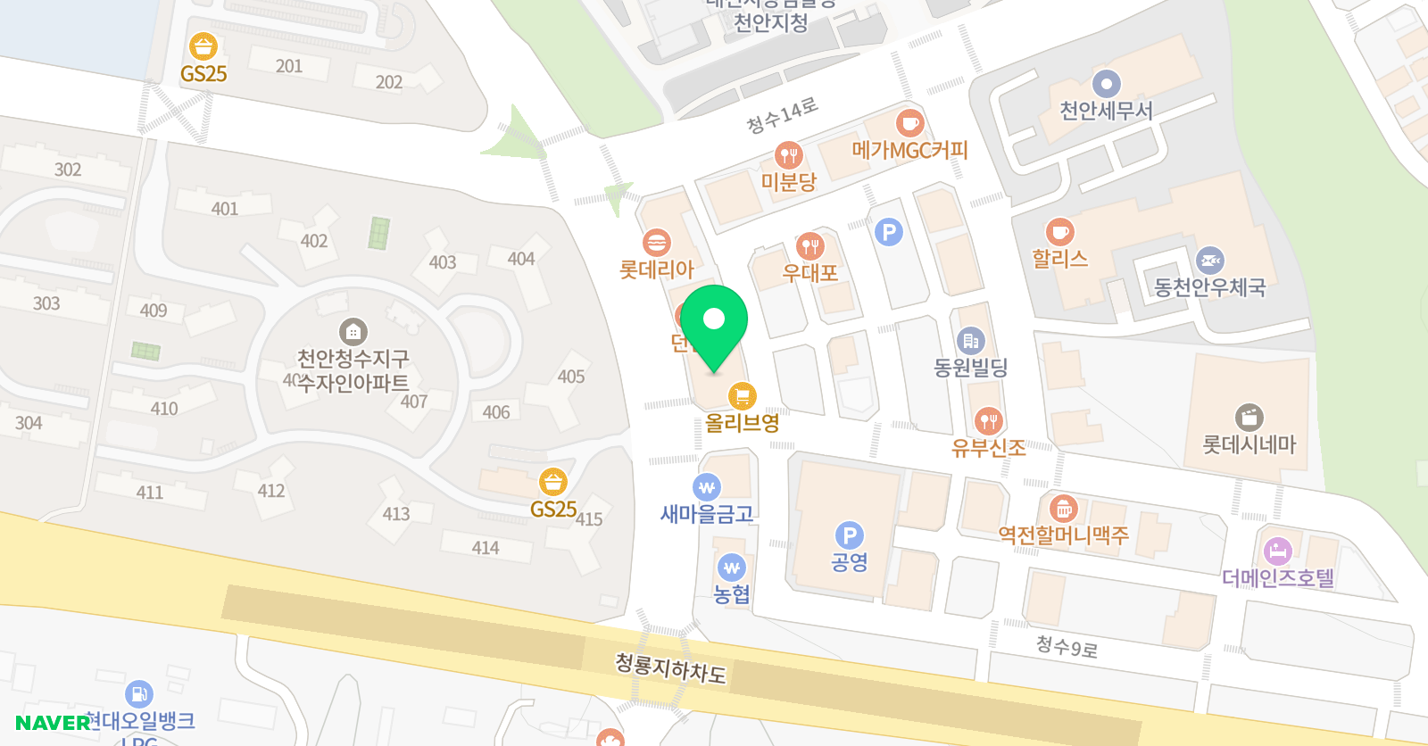 유투엠 수학학원 청당캠퍼스 위치