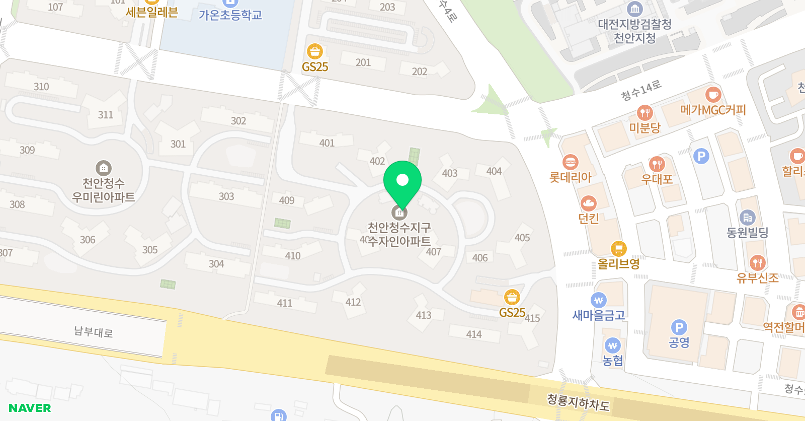 대치동맑음쌤 수학 위치
