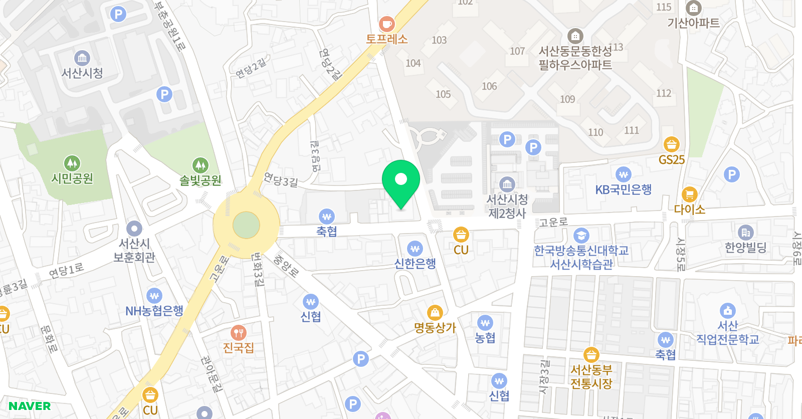 클라우드 미술학원 위치