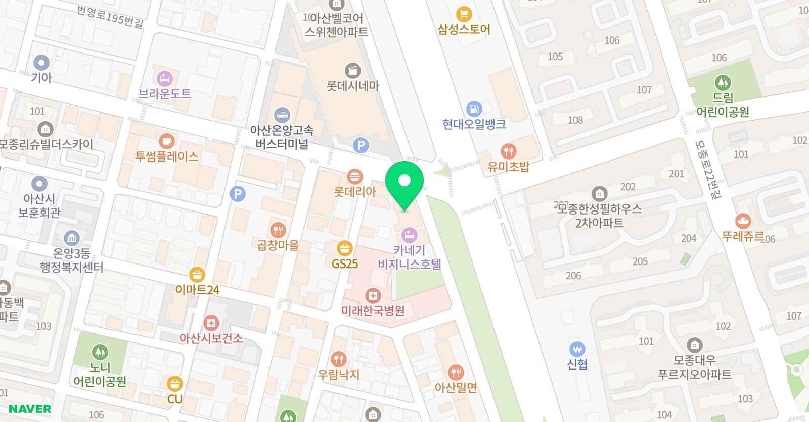 천년의미소 베이스미술교습소 위치