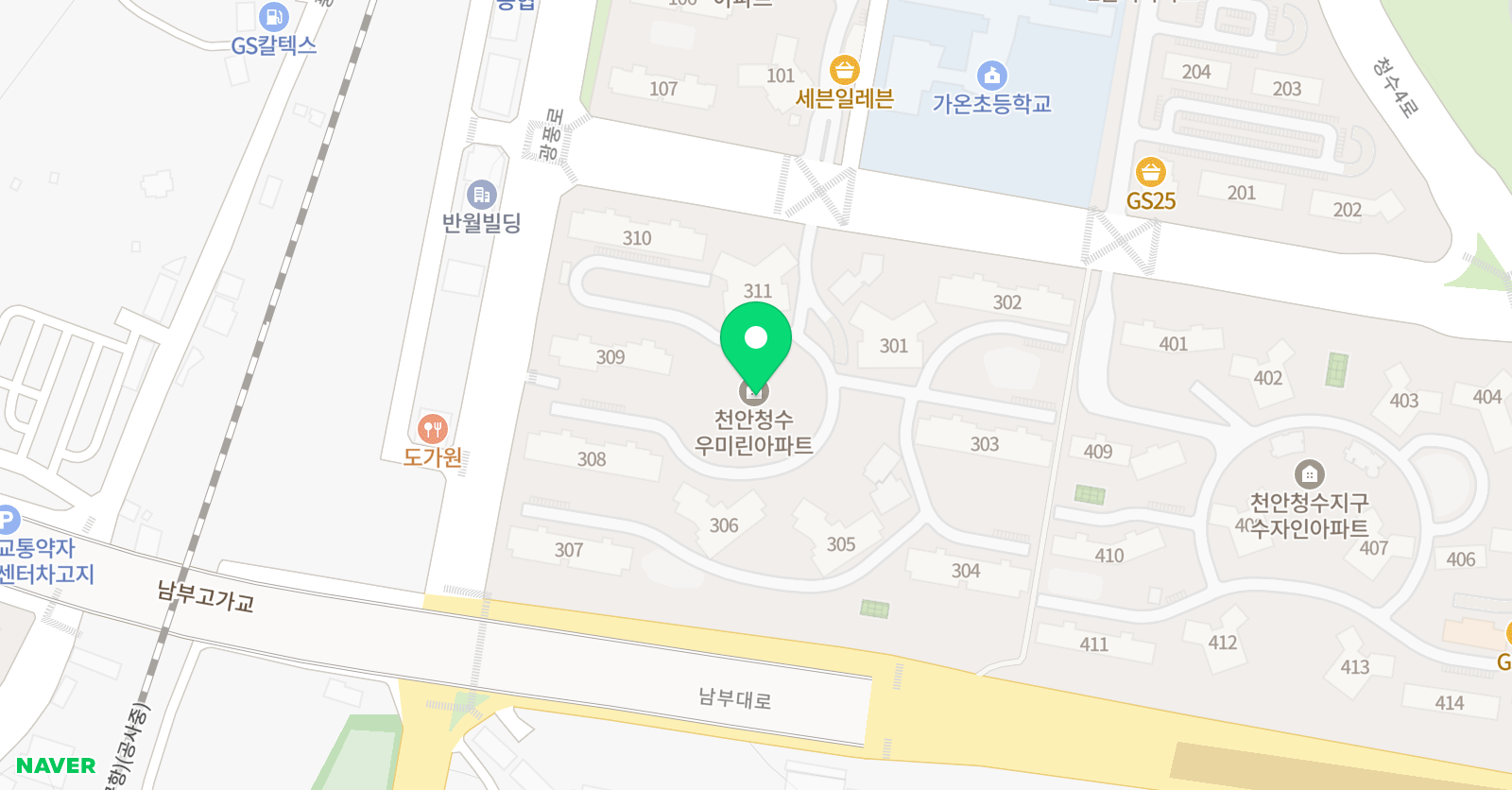 청당주니어 영어교습소 위치