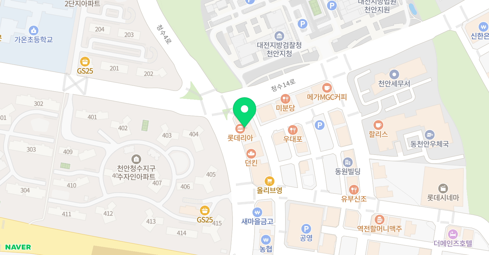 수학으로통하다 수학학원 위치