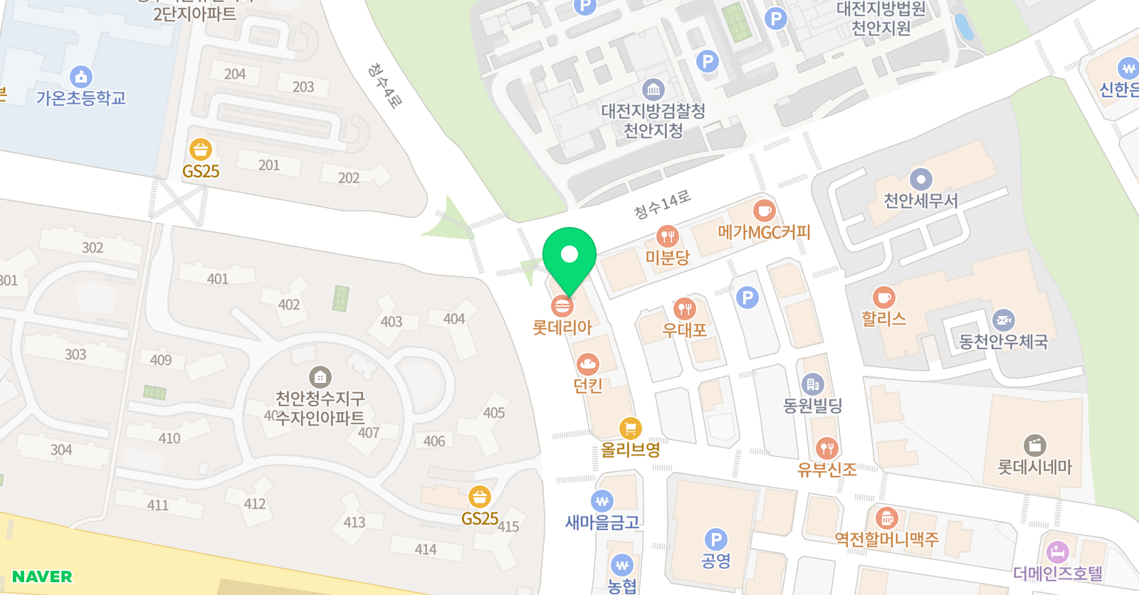 아트스타 미술학원 청당 위치
