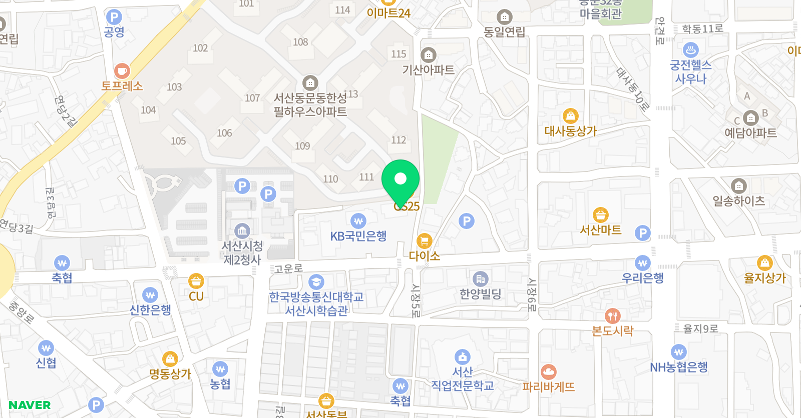애니즈 만화학원 위치