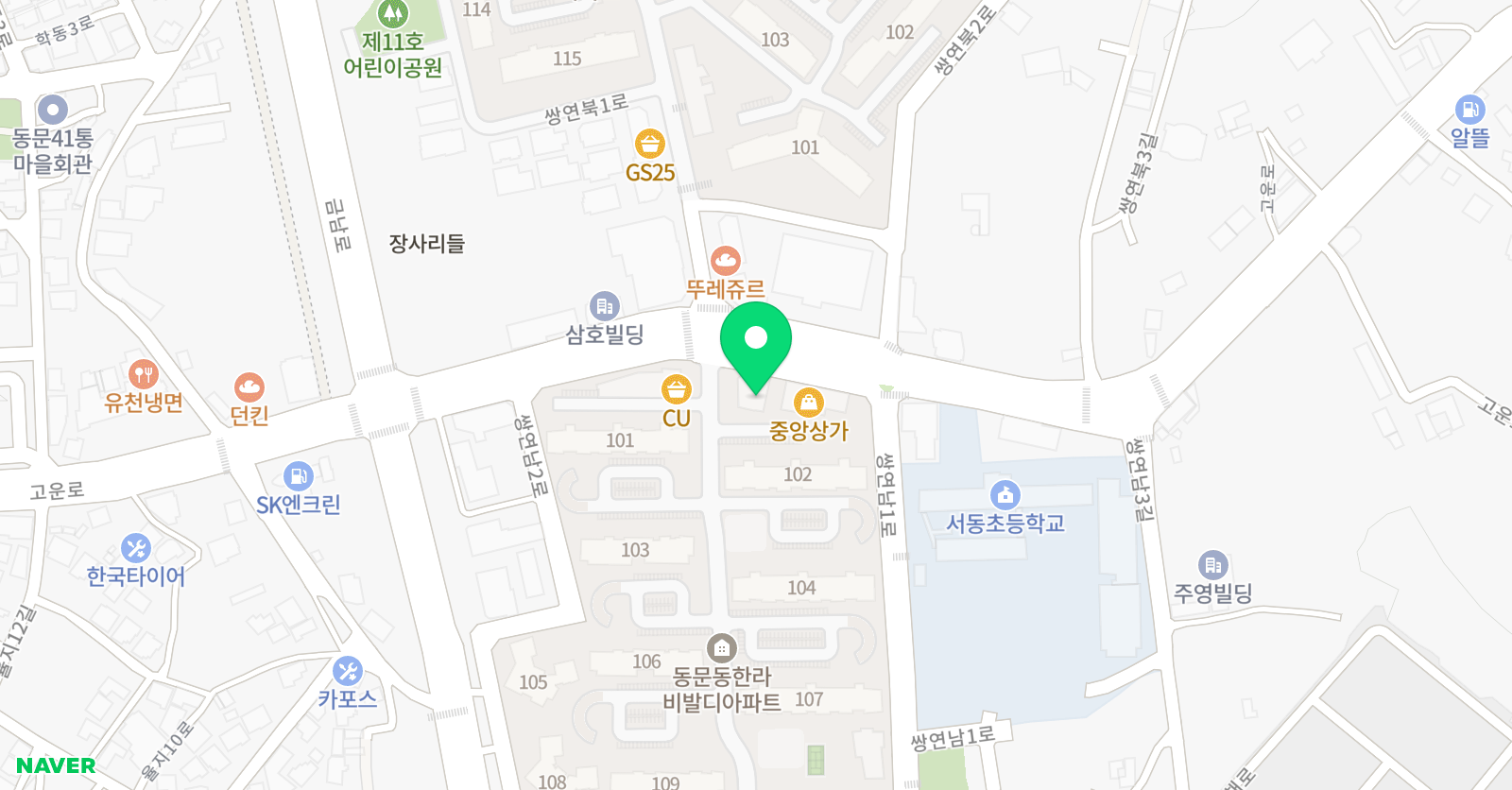 뉴런 과학 위치