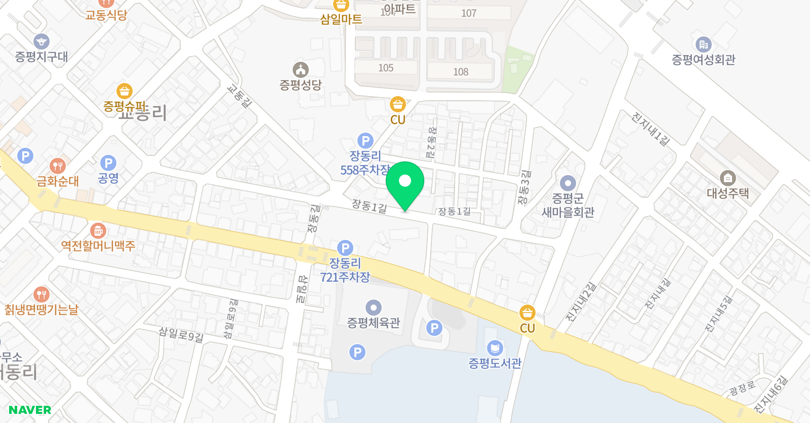 강호 태권도 위치