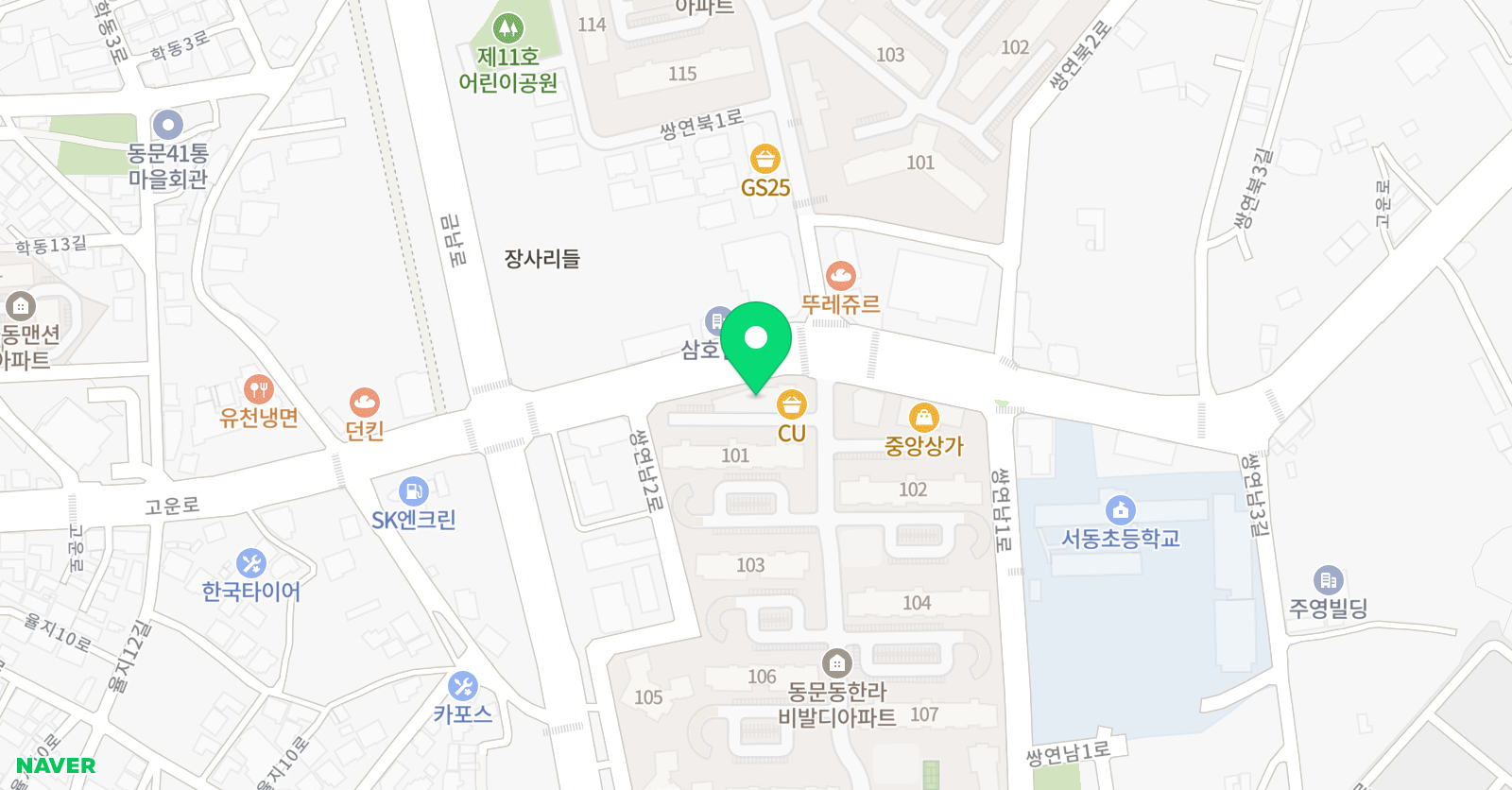 엘엠 음악학원 위치