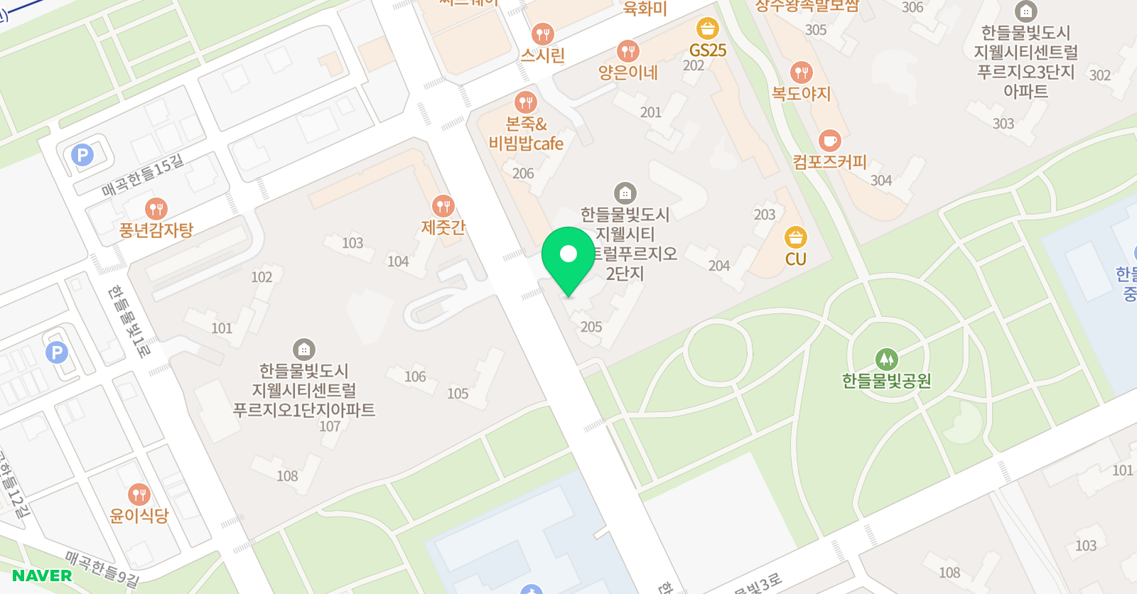 탑씨크리트 해법학원 탕정 위치