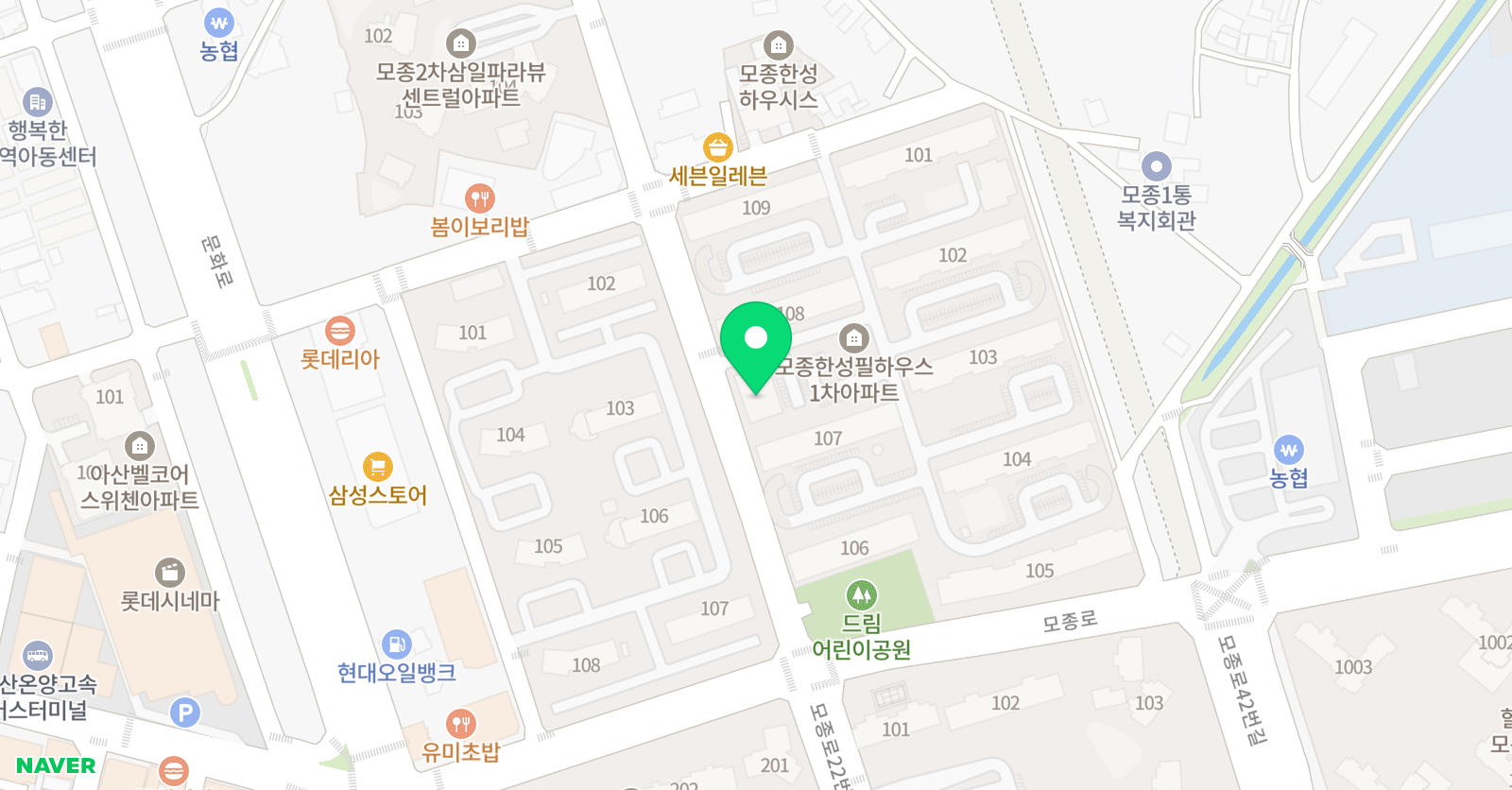 하이벨 피아노학원 위치