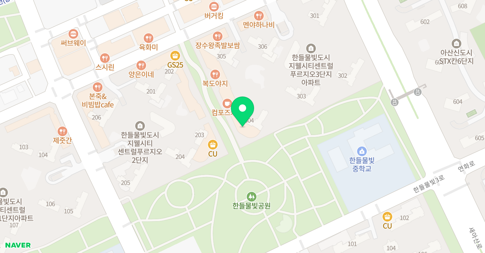양쌤이지 수학학원 위치