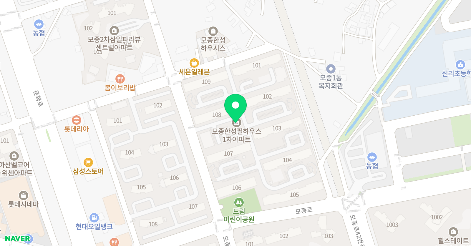 예음피아노음악학원 위치