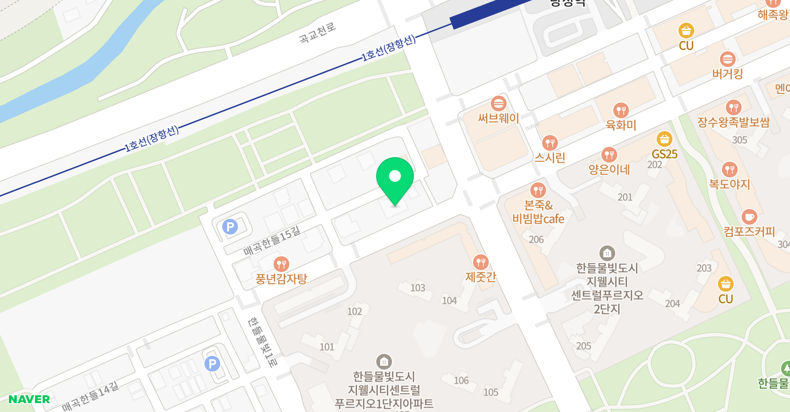 올라매쓰 수학학원 위치