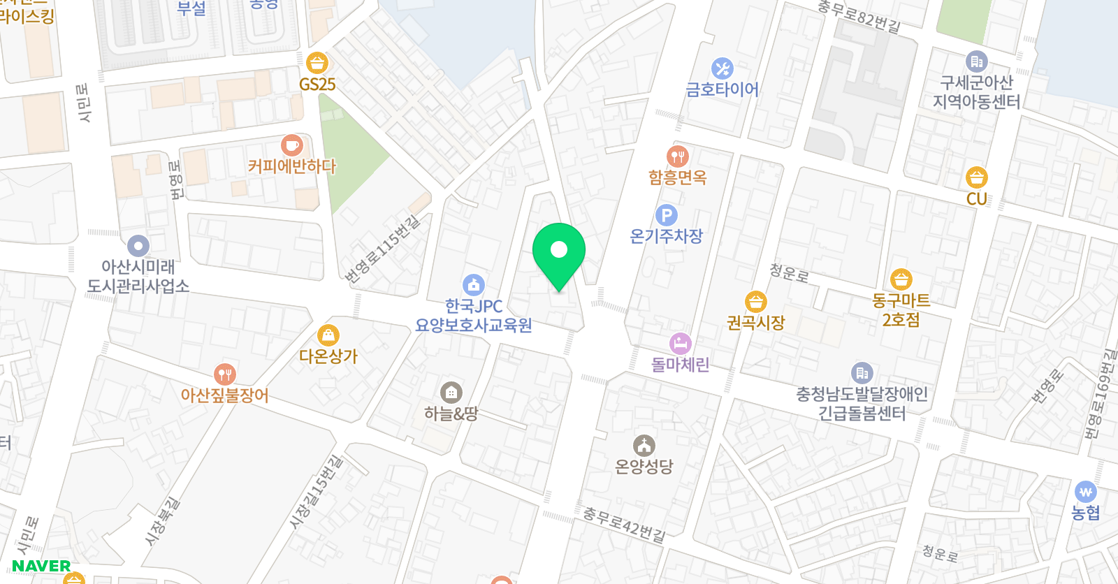 NS 실용음악학원 위치