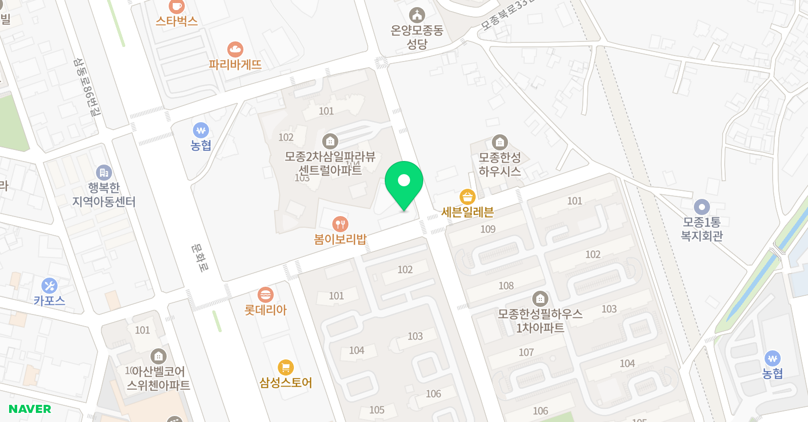 MJ 수학학원 위치