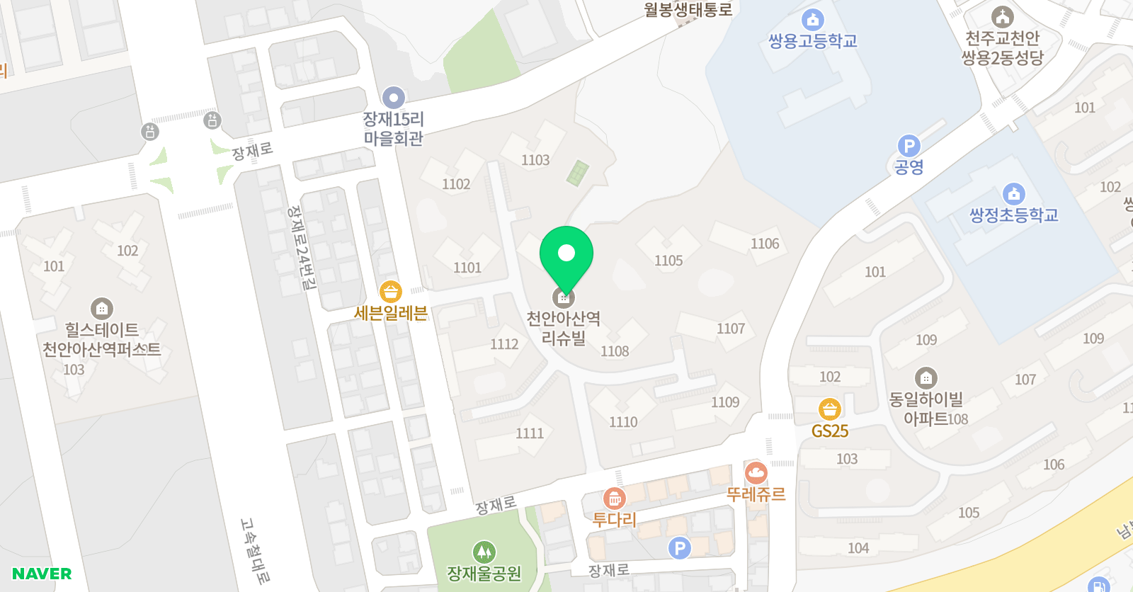 셀파우등생교실 장재교실 위치