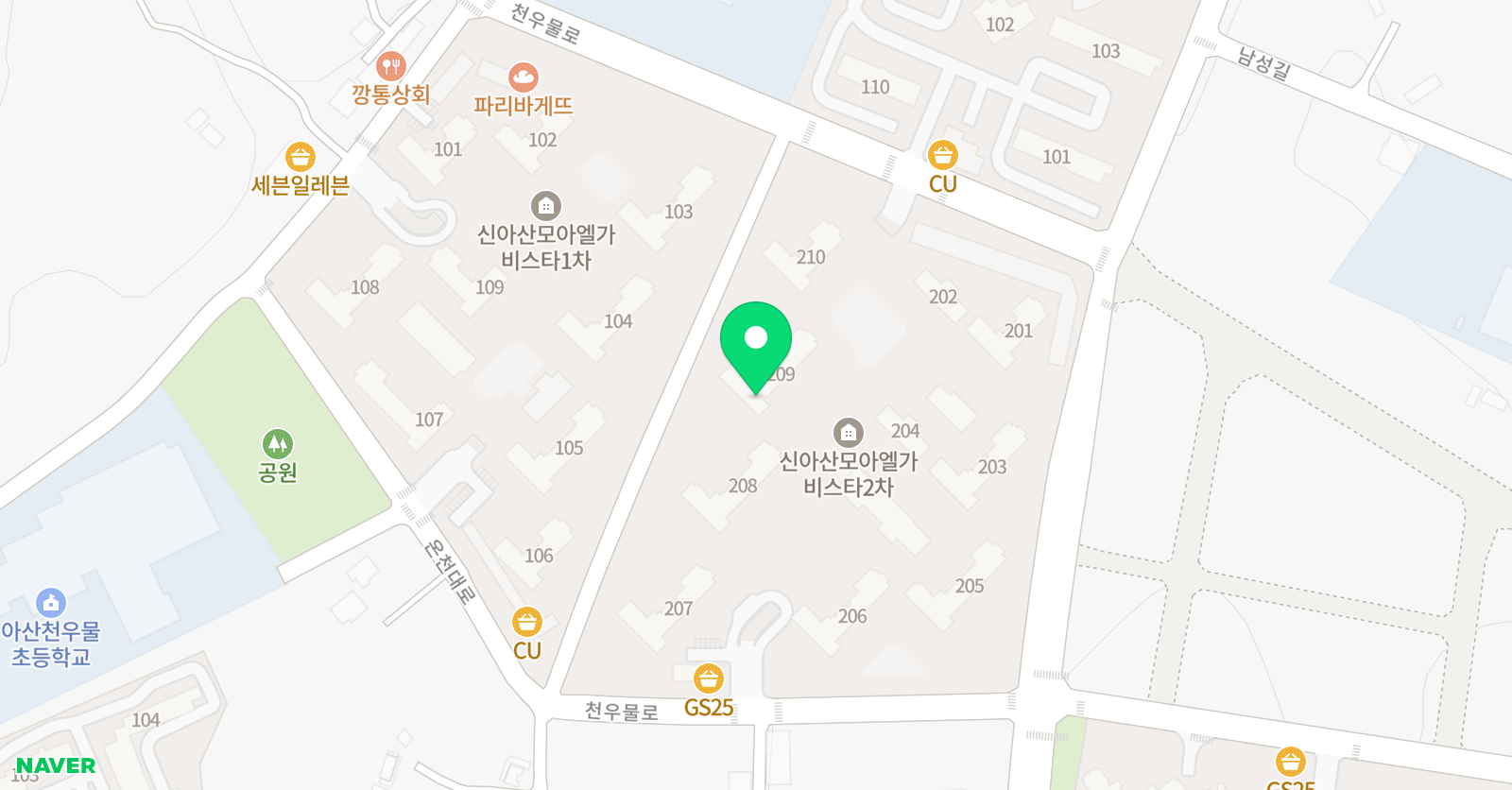 딱풀리는수학 모아엘가2차점 위치