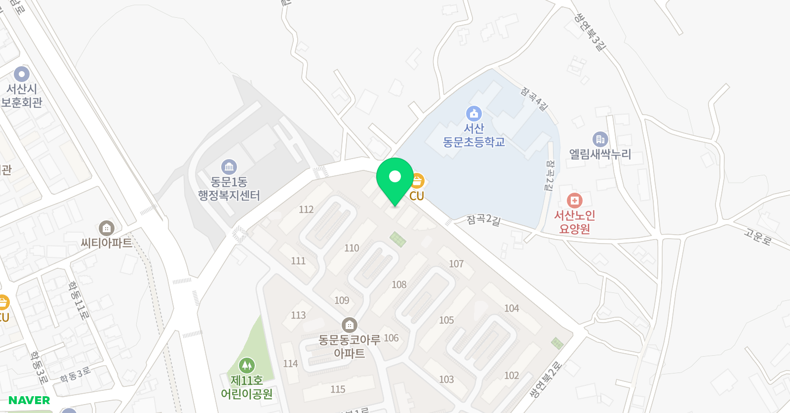 삼성 영어 동문학원 위치