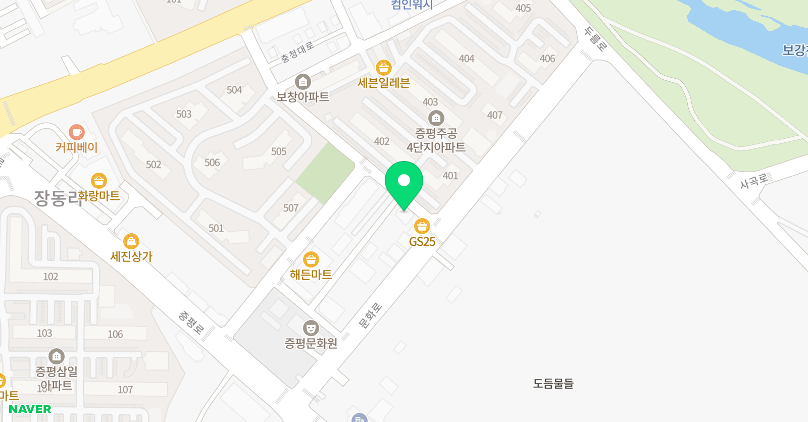 드림 태권도 위치