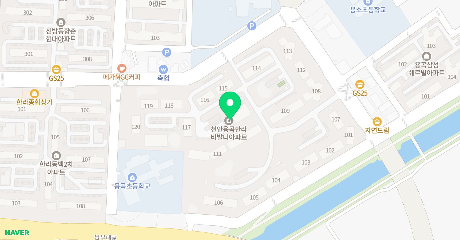 푸르넷공부방 우리아이공부방 위치