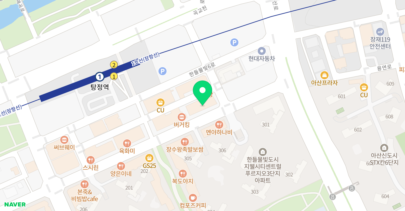 복쌤 수학학원 위치