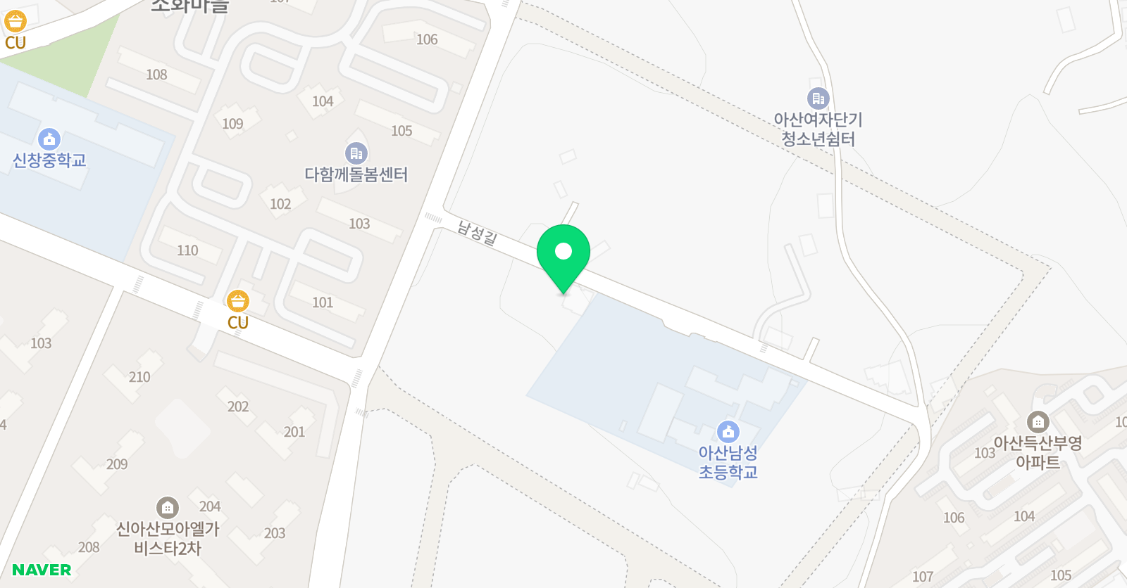 GnB 영어전문학원 신광캠퍼스 위치