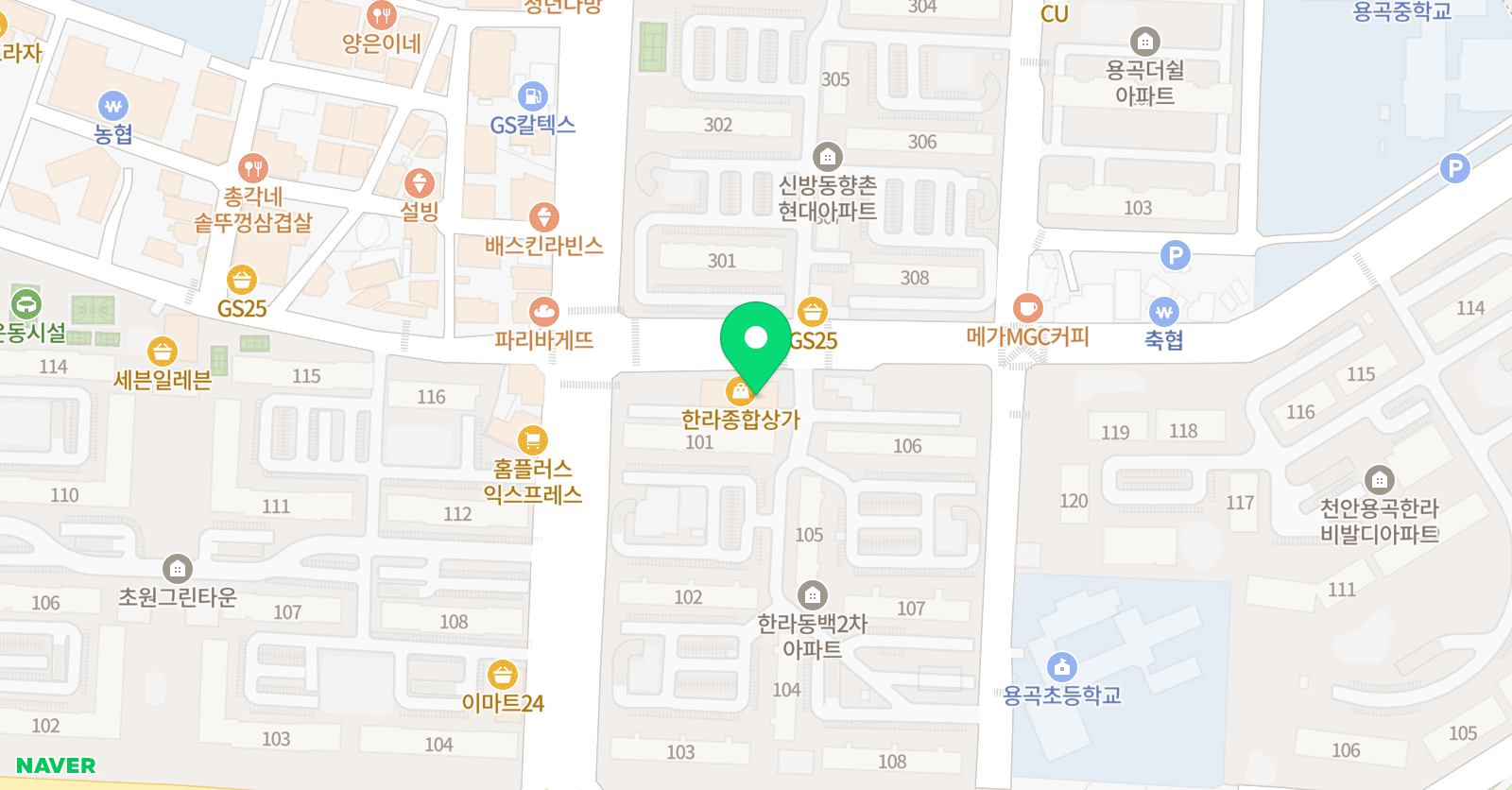 신화 태권도 위치