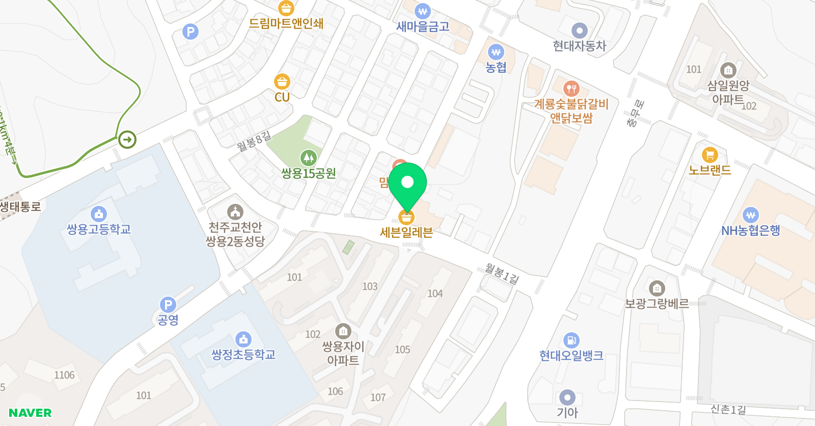 최강튼튼MBA 태권도 위치