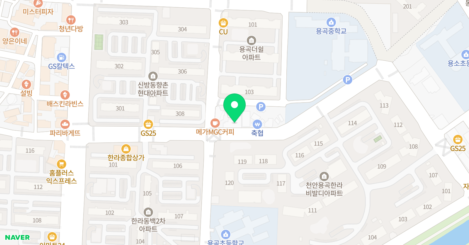 윤선생 영어숲 신방학원 위치