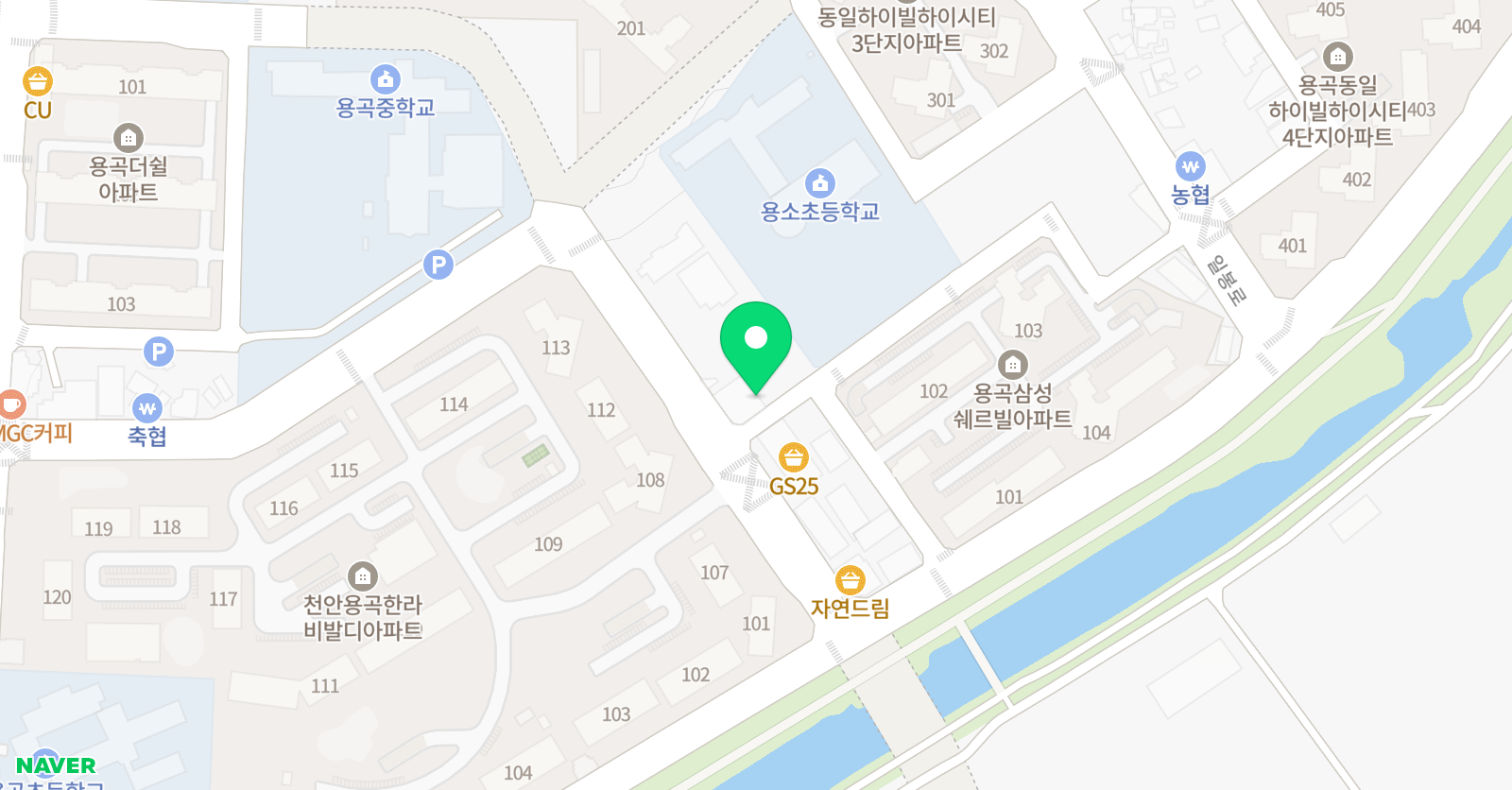 트리플 뮤직관현악학원 위치