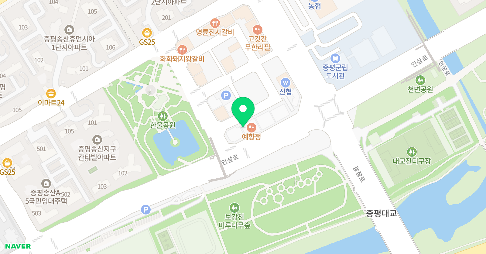 세정 학원 위치