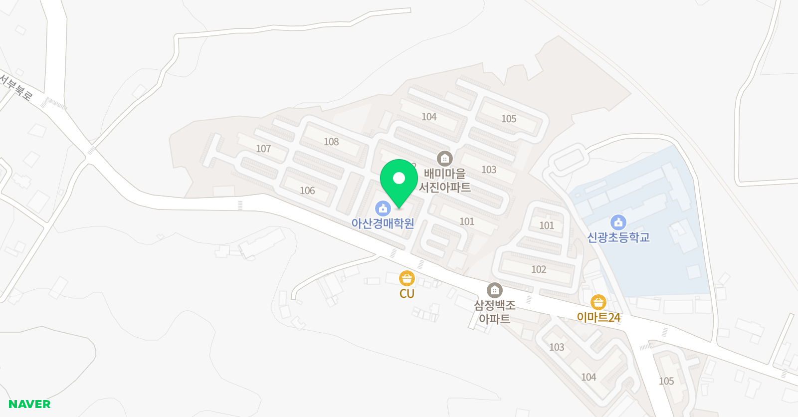 GnB 어학원 신광캠퍼스 위치