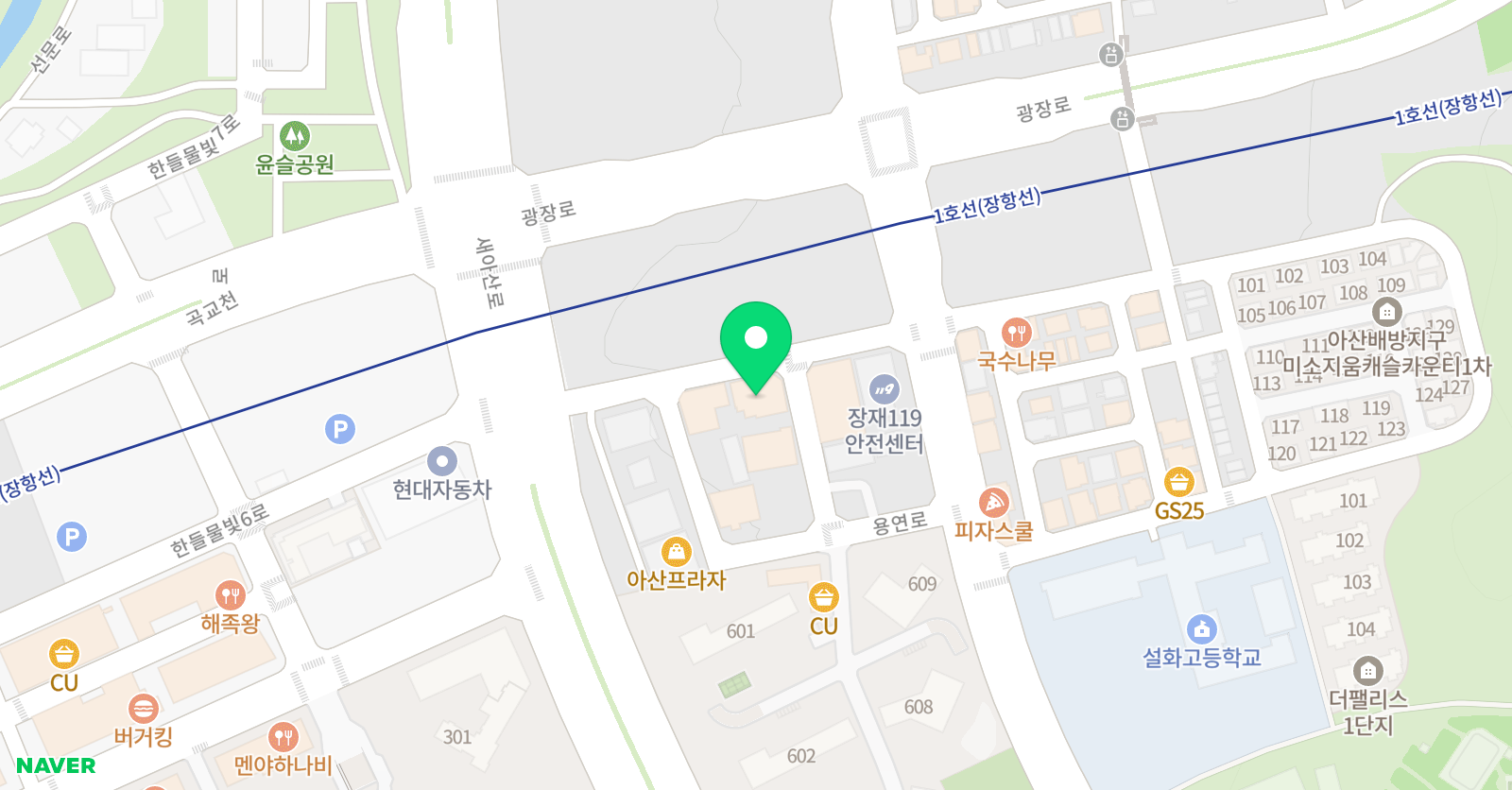 올클루 수학학원 위치