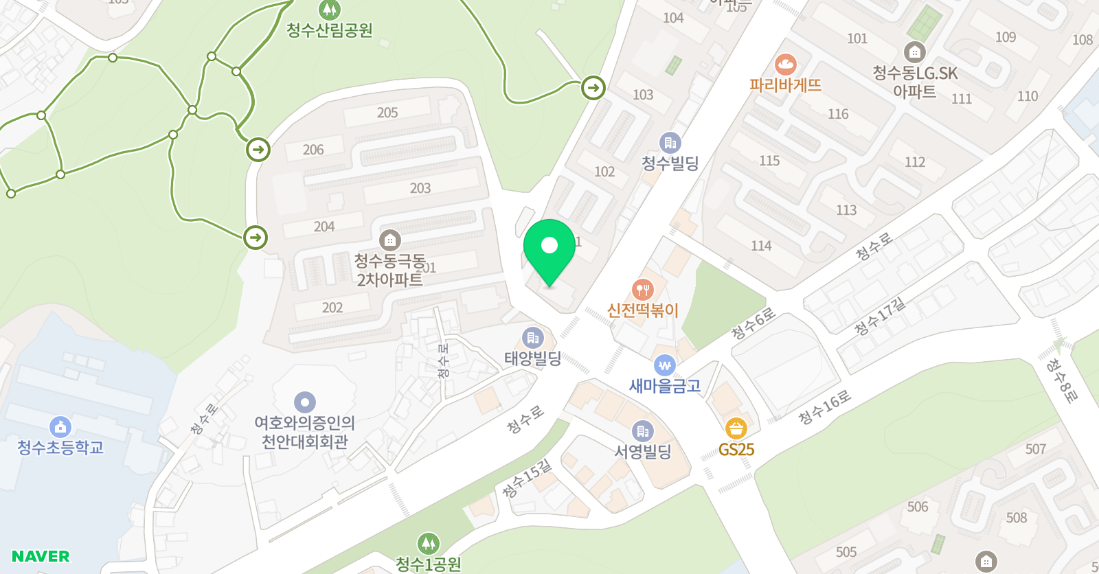 글로벌주니어 학원 위치