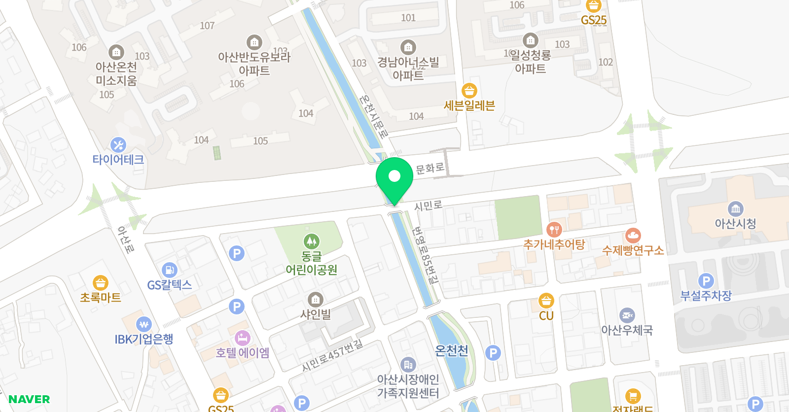 즐거운피아노 음악학원 위치