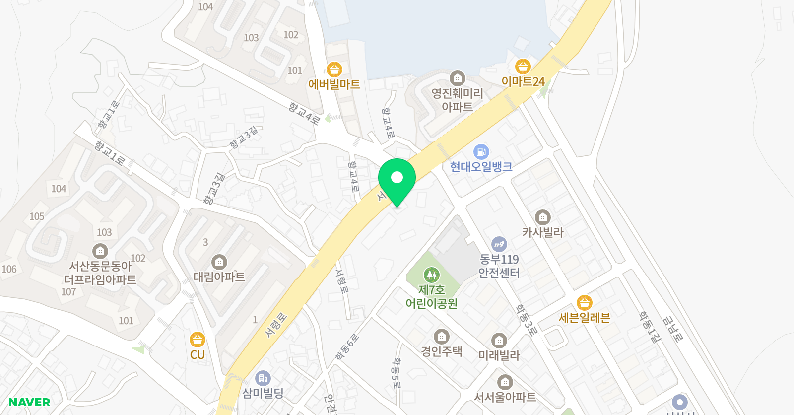 하이엔드 어학원 위치