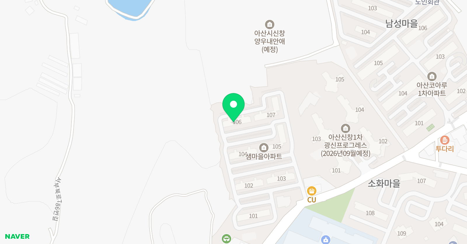 빨간펜 수학의달인 아산신창점 위치