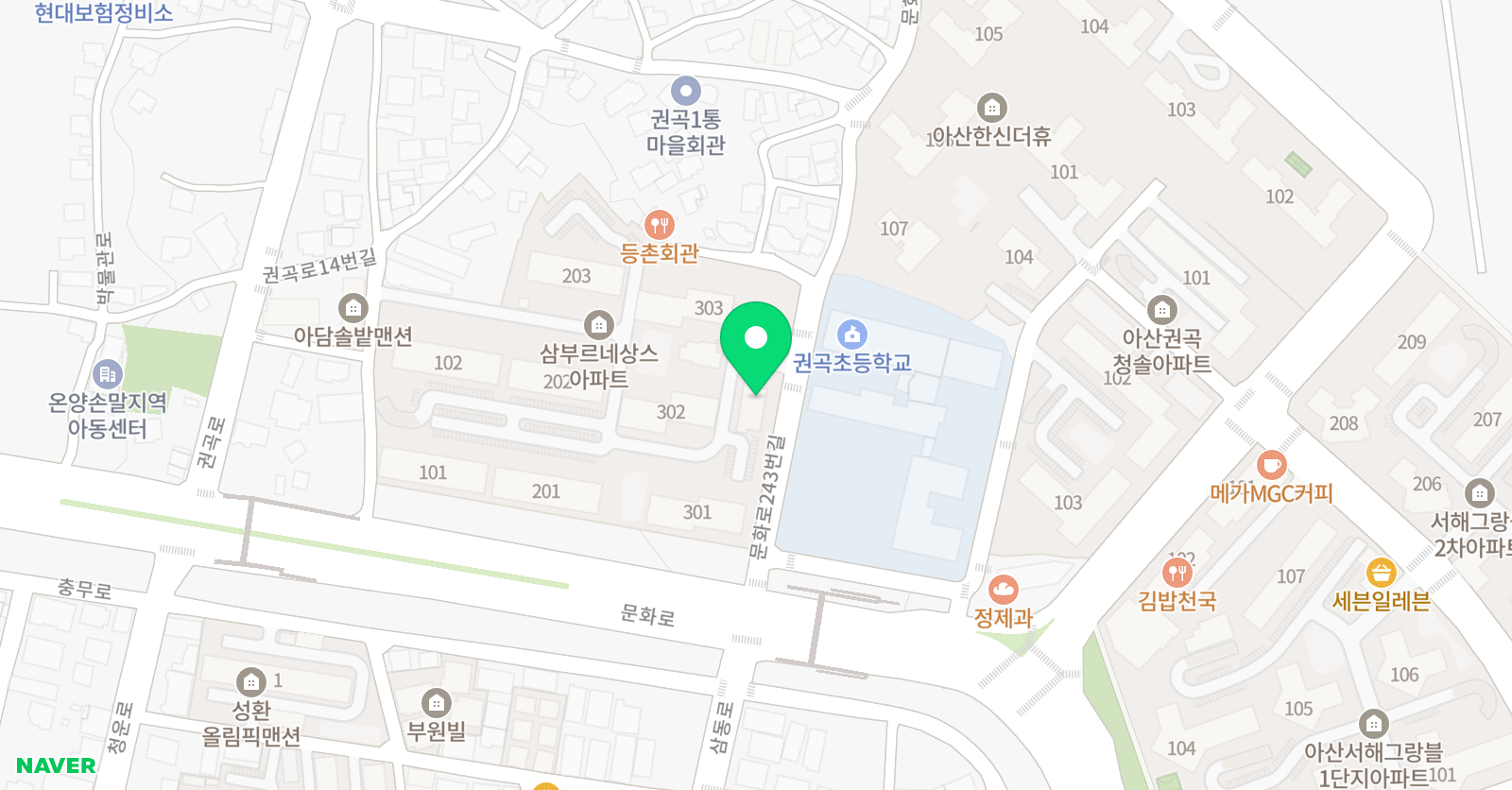 이화프렌즈 음악학원 위치
