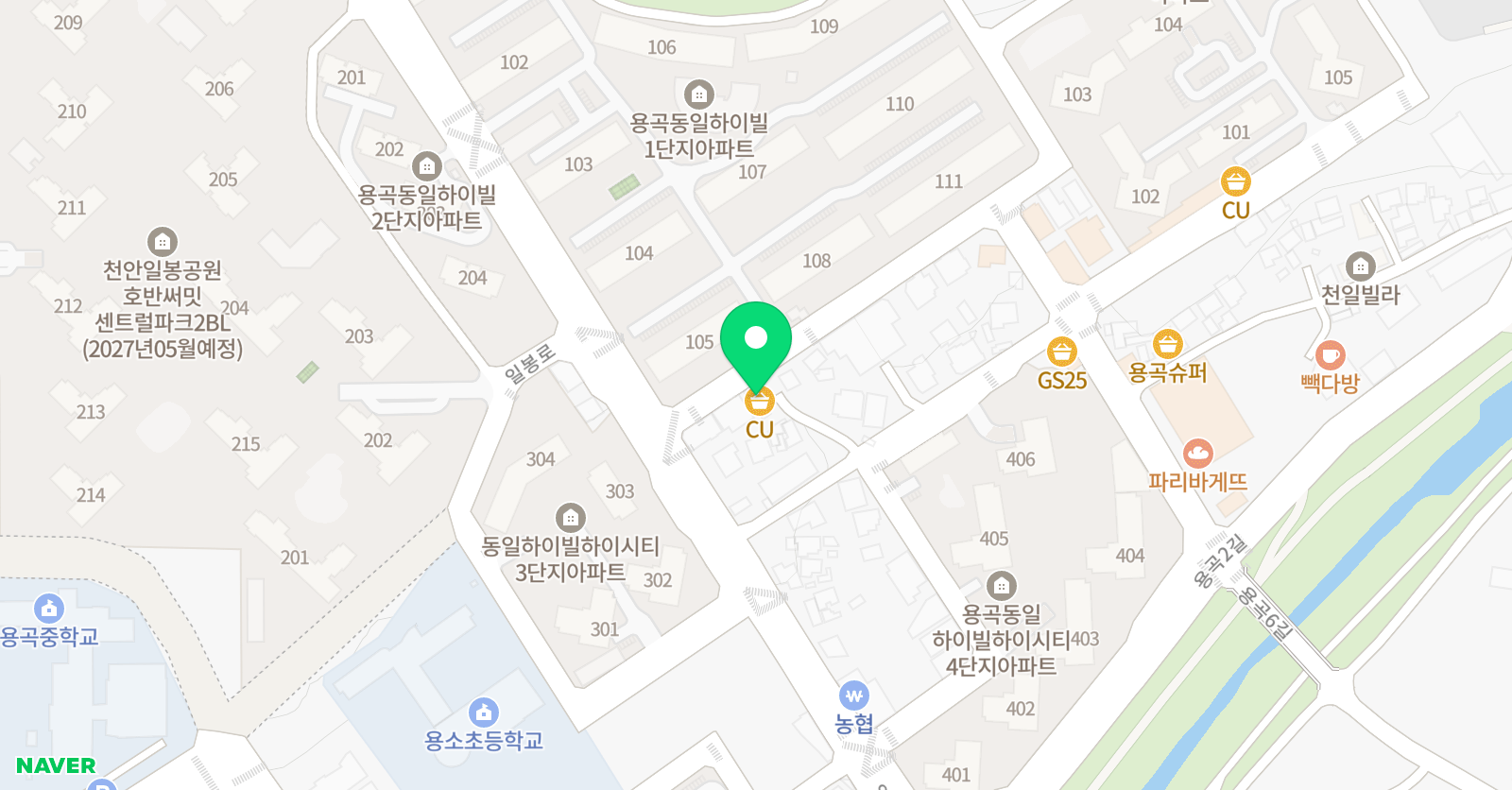 리드인 독서논술 용곡눈들학원 위치