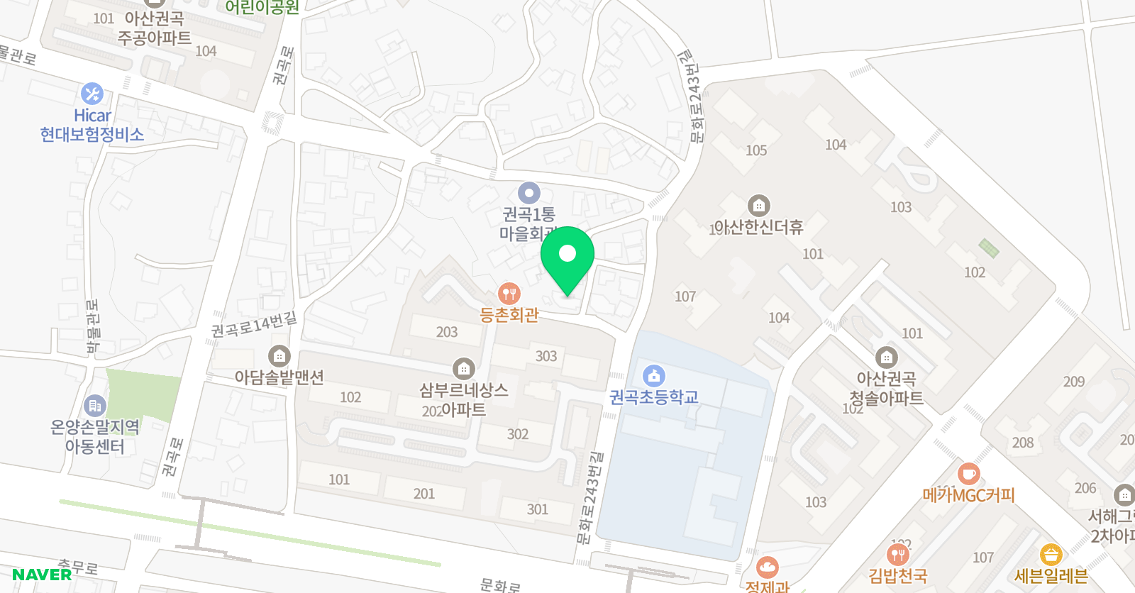 건반 아놀자 권곡 위치