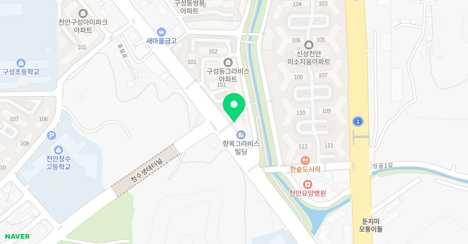 아이월아너스 학원 위치